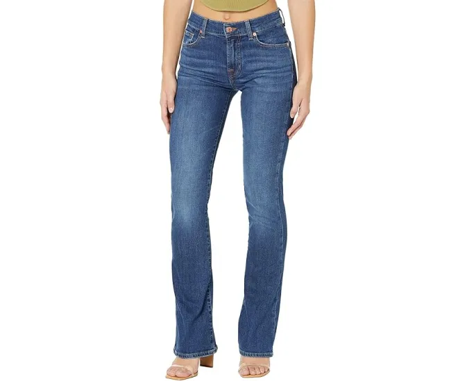 7 For All Mankind джинсы Slim Illusion Bootcut в цвете Highline