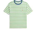 Striped Cotton Jersey Pocket Tee (Big Kid)