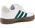 Кеды Adidas VL Court 3.0 на шнурках с липучкой для детей
