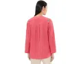 Туника Vintage Henley с длинным рукавом Johnny Was Roseton