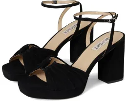 Босоножки Badgley Mischka Veda на платформе с квадратным каблуком и стеганым верхом