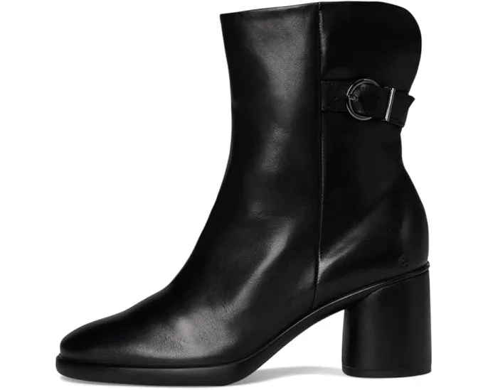 ECCO Sculpted Lx 55 полусапоги на каблуке с ремешком и пряжкой