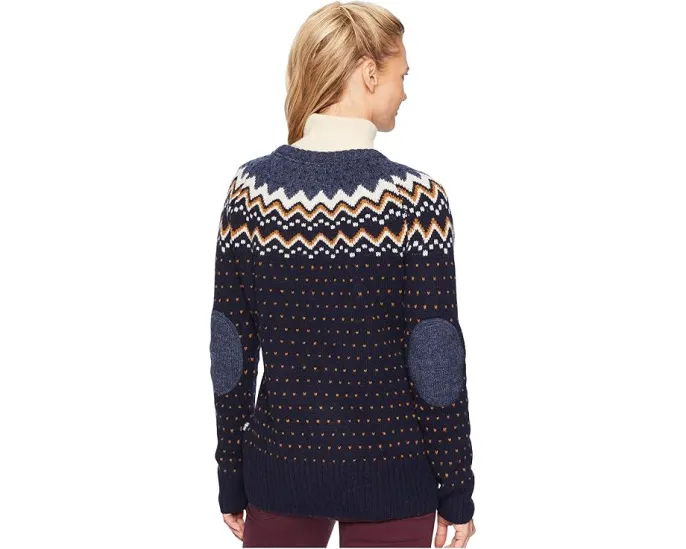 Свитер Fjällräven Övik Knit с круглым вырезом из шерсти
