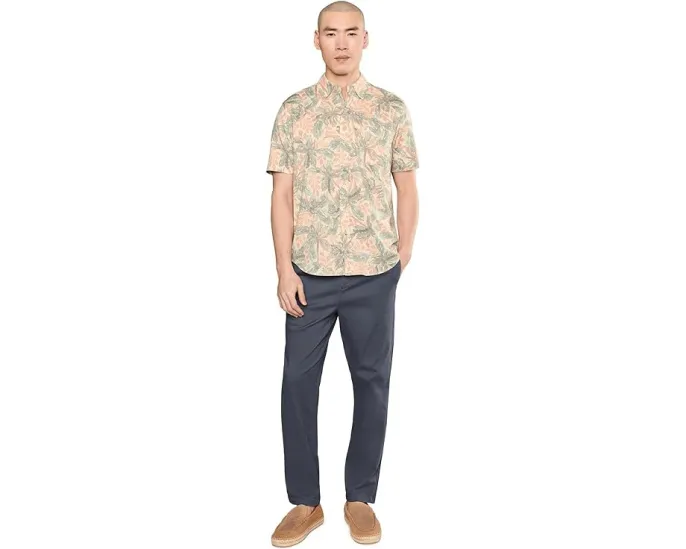Рубашка Tommy Bahama San Lucio Sea Shade с коротким рукавом абалон