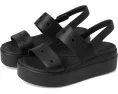 Сандалии Crocs Brooklyn 4U на низком клине с регулируемым ремешком и стелькой из ЭВА