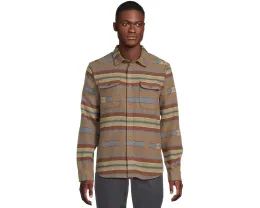 Рубашка RVCA Dayshift Blanket Flannel с длинным рукавом и жаккардовым принтом