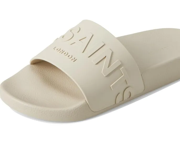 Сандалии AllSaints Biggy Slider с резиновым верхом и стелькой из ЭВА