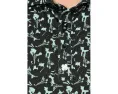 Поло Night Lights Polo с принтом по всей поверхности и планкой на четверть пуговицы Black Clover