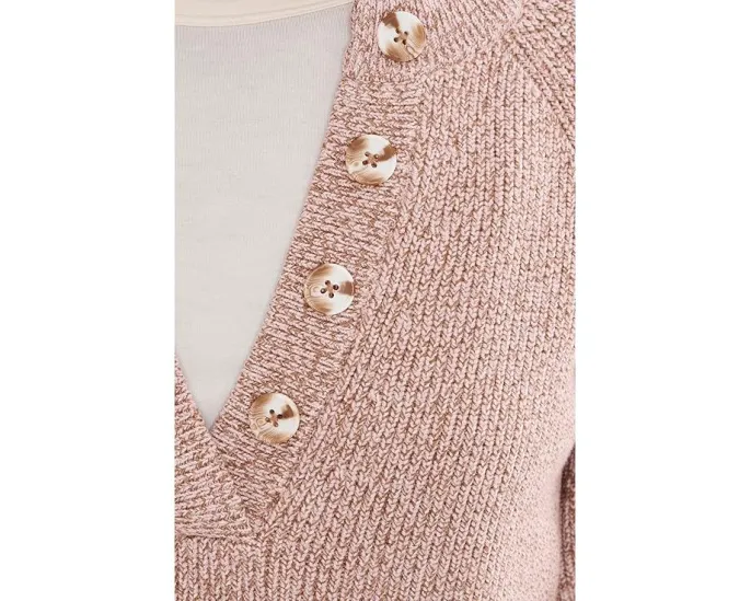 Свитер Kennings с застежкой на половину пуговиц и V-образным вырезом Varley
