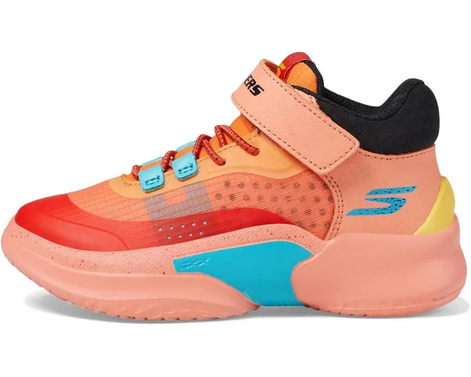 Кроссовки Skechers Skx Court Hype для детей из кожи и текстиля с амортизирующей подошвой