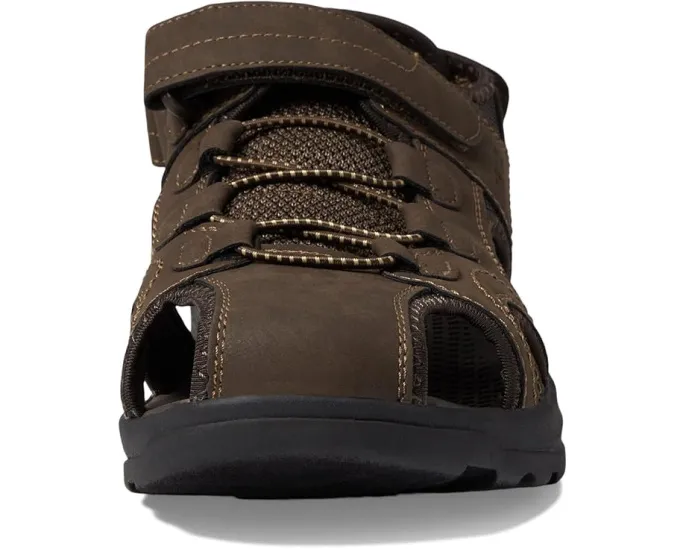 Сандалии Huck Sport Closed Toe Fisherman с текстильным верхом и ремешками на липучке