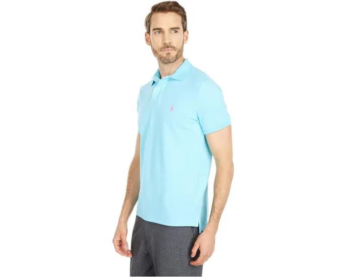Классическая поло Polo Ralph Lauren The Iconic Mesh с вышитым пони