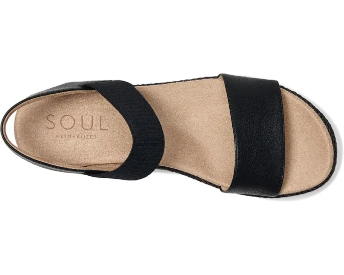 Сандалии SOUL Naturalizer Diana на платформе с плетеной подошвой и эластичным ремешком