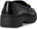Лоферы FitFlop F-Luma на скрытом клине с пряжкой из гладкой кожи