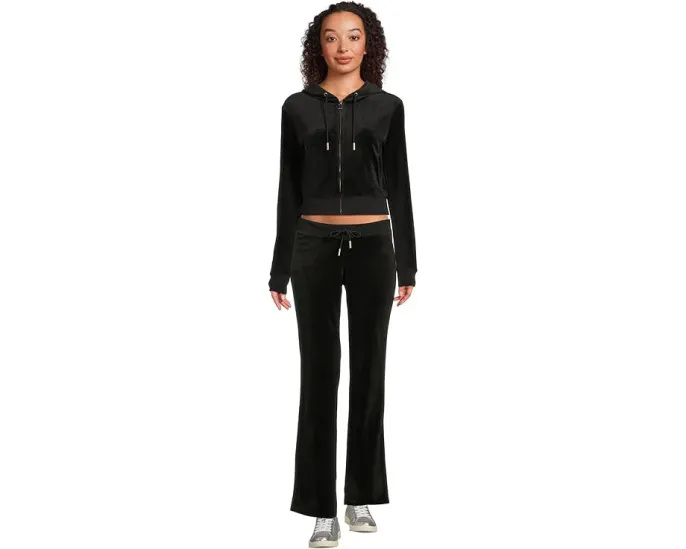 Толстовка Juicy Couture Ombre Hotfix Classic с капюшоном и стразовым логотипом