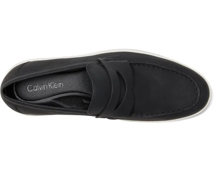 Loafers Calvin Klein Ellard с миндалевидным носком из искусственной кожи