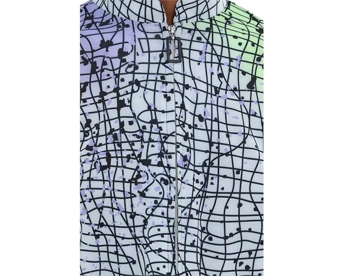 Топ Jamie Sadock с длинным рукавом и четвертью молнии Sunsense Gossamer с принтом