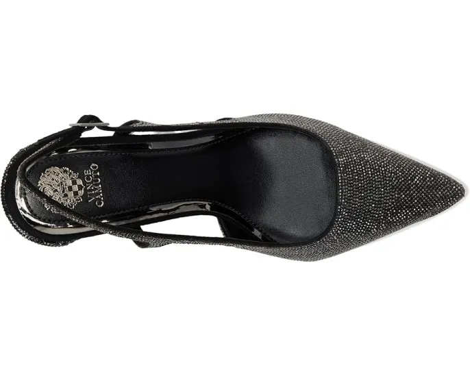 Туфли-лодочки Vince Camuto Sindreea на устойчивом каблуке с ремешком и стразами