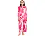 Floria Printed Satin Mandarin Pajama Set