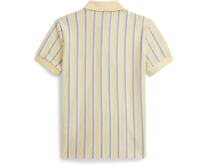 Поло Polo Ralph Lauren из оксфордской сетки в полоску для малышей и детей младшего возраста