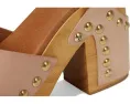 Клог Cecily Clog от Free People с деревянной платформой и квадратным носком
