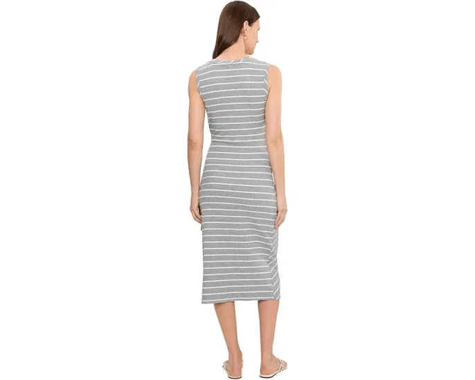 Side Tie Midi Tank Dress