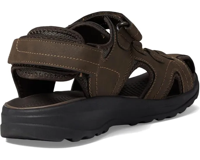 Сандалии Huck Sport Closed Toe Fisherman с текстильным верхом и ремешками на липучке