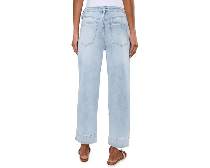 Джинсы Liverpool Kennedy Mid Rise Crop Straight с разрезом