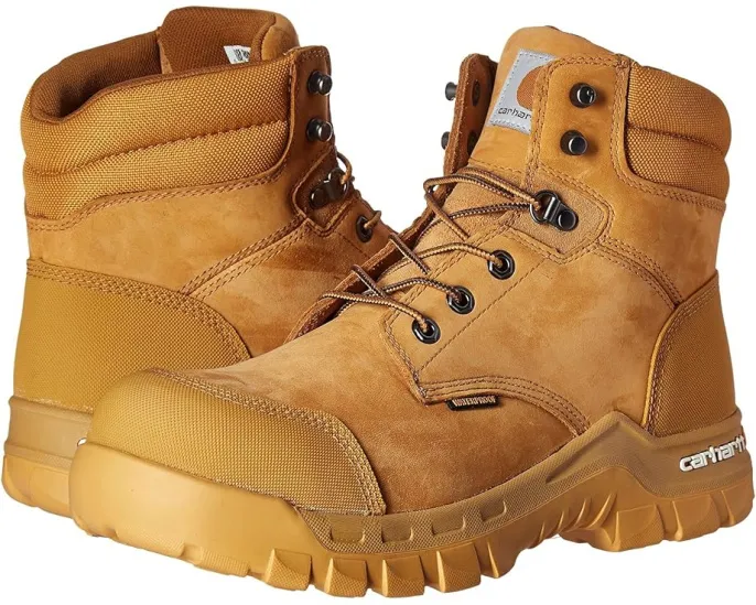 Рабочие ботинки Carhartt 6 дюймов (15.24 см) с водонепроницаемой мембраной и композитным мыском