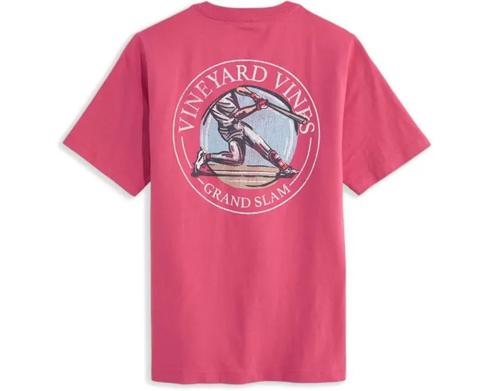 Футболка Vineyard Vines Kids Grand Slam с короткими рукавами и принтом