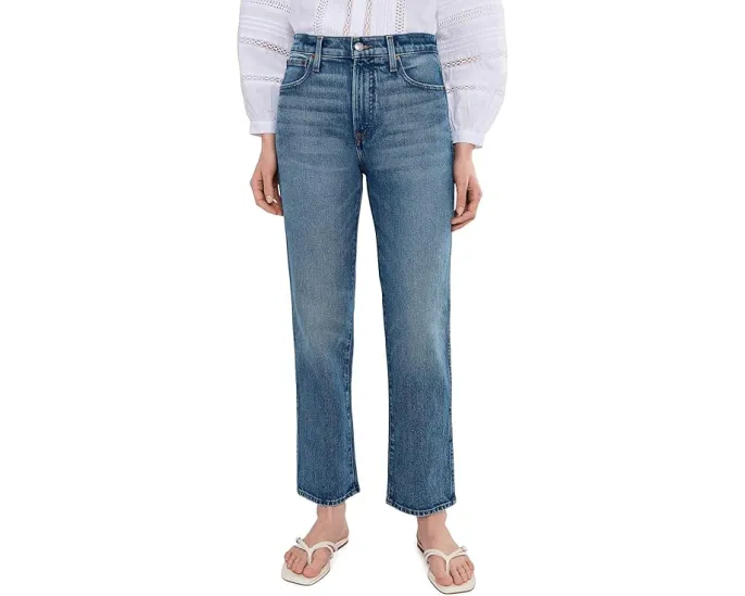 Узкие прямые джинсы Petite Longline Straight Jean от Madewell в стирке Pickett