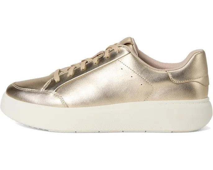 Кроссовки FitFlop Rtg из металлизированной кожи с эргономичной стелькой