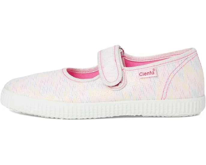 Детские туфли-слипоны Cienta Kids Shoes 56083 с металлическим блеском