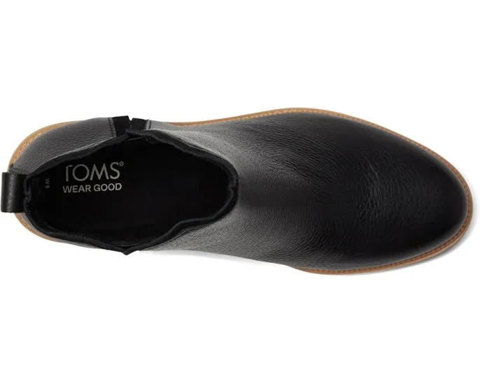 Ботинки TOMS Hailey с водонепроницаемой кожей и подошвой из термопластичного полиуретана