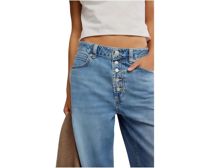 Джинсы Nia Boyfriend с расслабленным кроем Free People