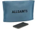 Клатч AllSaints Izzy Steel Blue из переработанного полиэстера