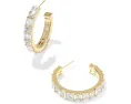 Серьги-кольца Jamie с кубическим цирконием от Kendra Scott
