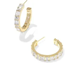 Серьги-кольца Jamie с кубическим цирконием от Kendra Scott