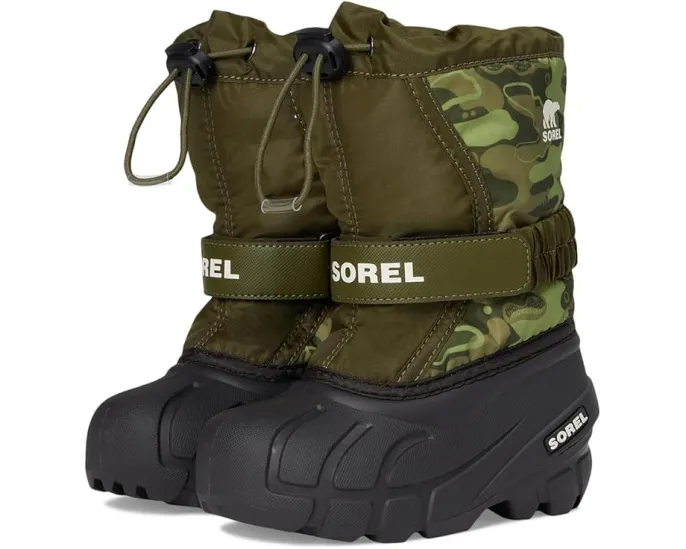 SOREL Детские зимние ботинки Childrens Flurry Print со съемной войлочной стелькой