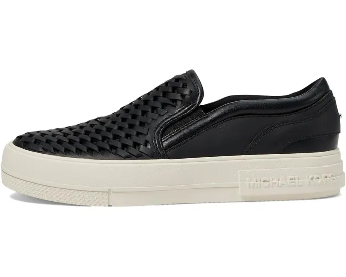 Кроссовки MICHAEL Michael Kors Evy Slip On из кожи с плетением