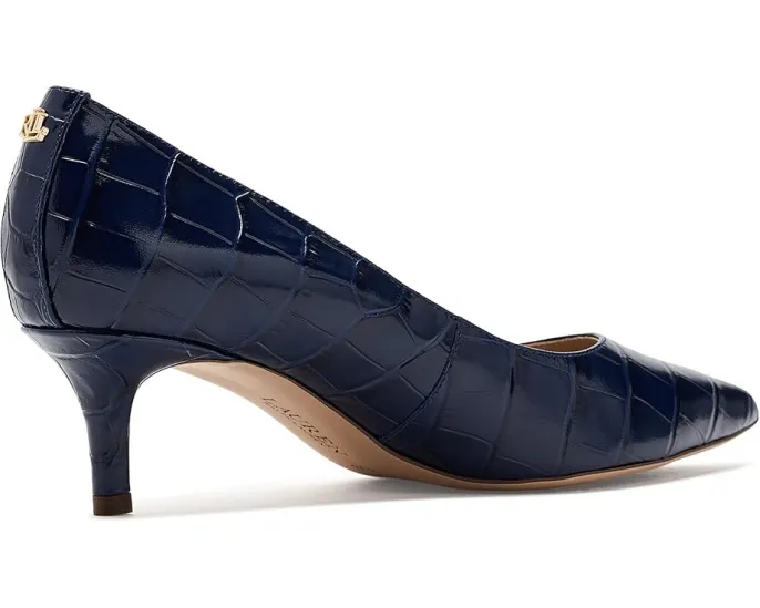 Туфли Adrienne из тисненой кожи крокодила Lauren Ralph Lauren