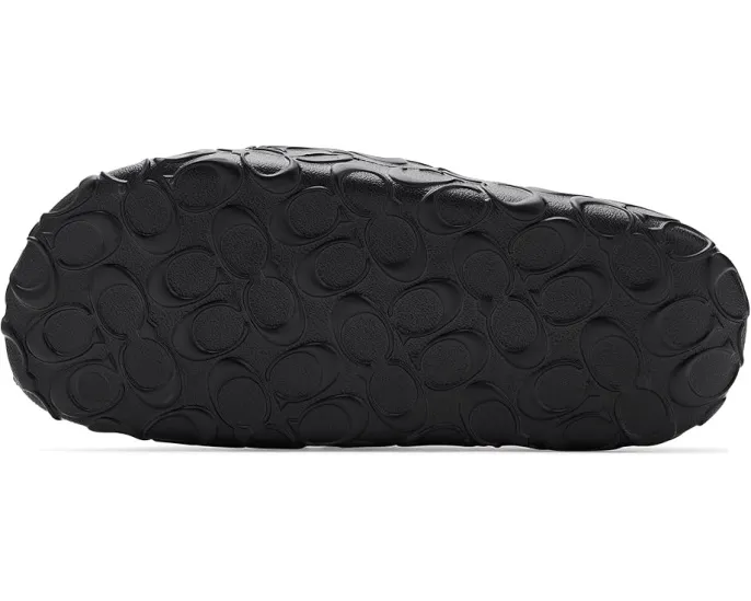 Сланцы COACH Bay из EVA с широким ремешком и круглым носком