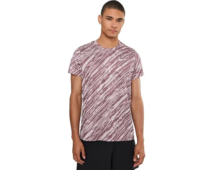 Nike Court Dri-fit Victory топ с принтом платиновый фиолетовый белый
