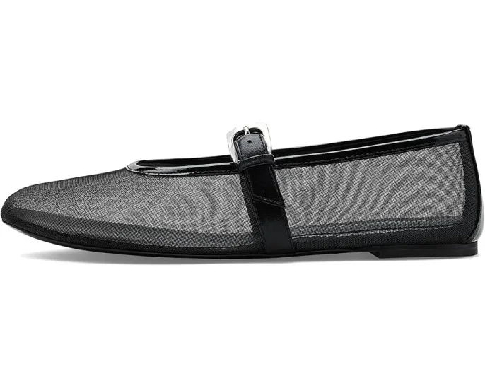 Балетки Stuart Weitzman Sai Bareitall Maryjane с круглым носком и регулируемой пряжкой