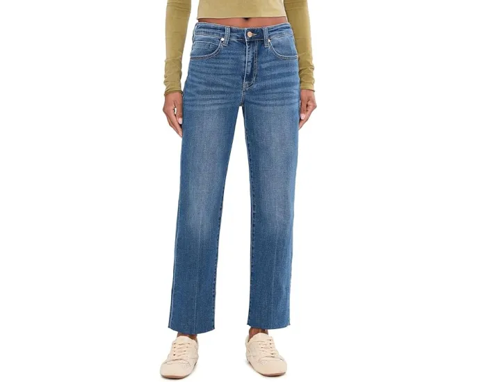 Джинсы Kennedy Mid Rise Crop с прямыми штанинами и скрытым швом 28 дюймов (71.12 см) Liverpool Los Angeles