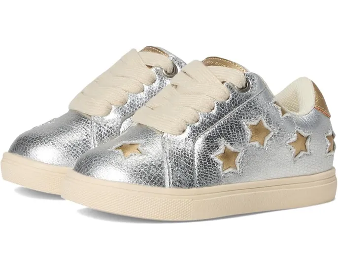 Детские кроссовки Kurt Geiger London Kids Mini Lane Star с золотыми звездами