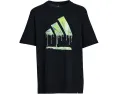 Футболка adidas Kids Chrome Drip Logo с хромированным принтом для стильного образа