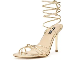 Вечерние сандалии Nine West Opela на высоком каблуке-стилетто с переплетением бретелей и лямками на щиколотке