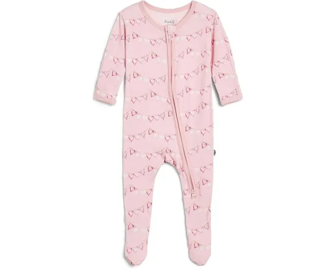 Слип с принтом и двухсторонней молнией для младенцев Kickee Pants