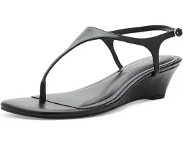 Сандалии Journee Collection Kathryn на танкетке с ремешком на щиколотке